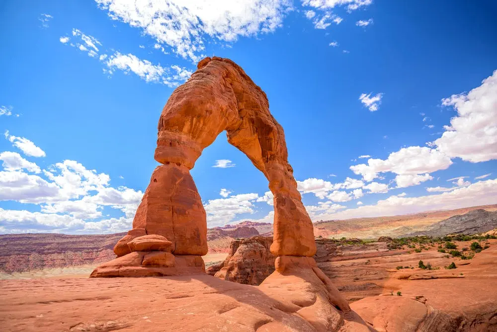 A view of Arches National Park